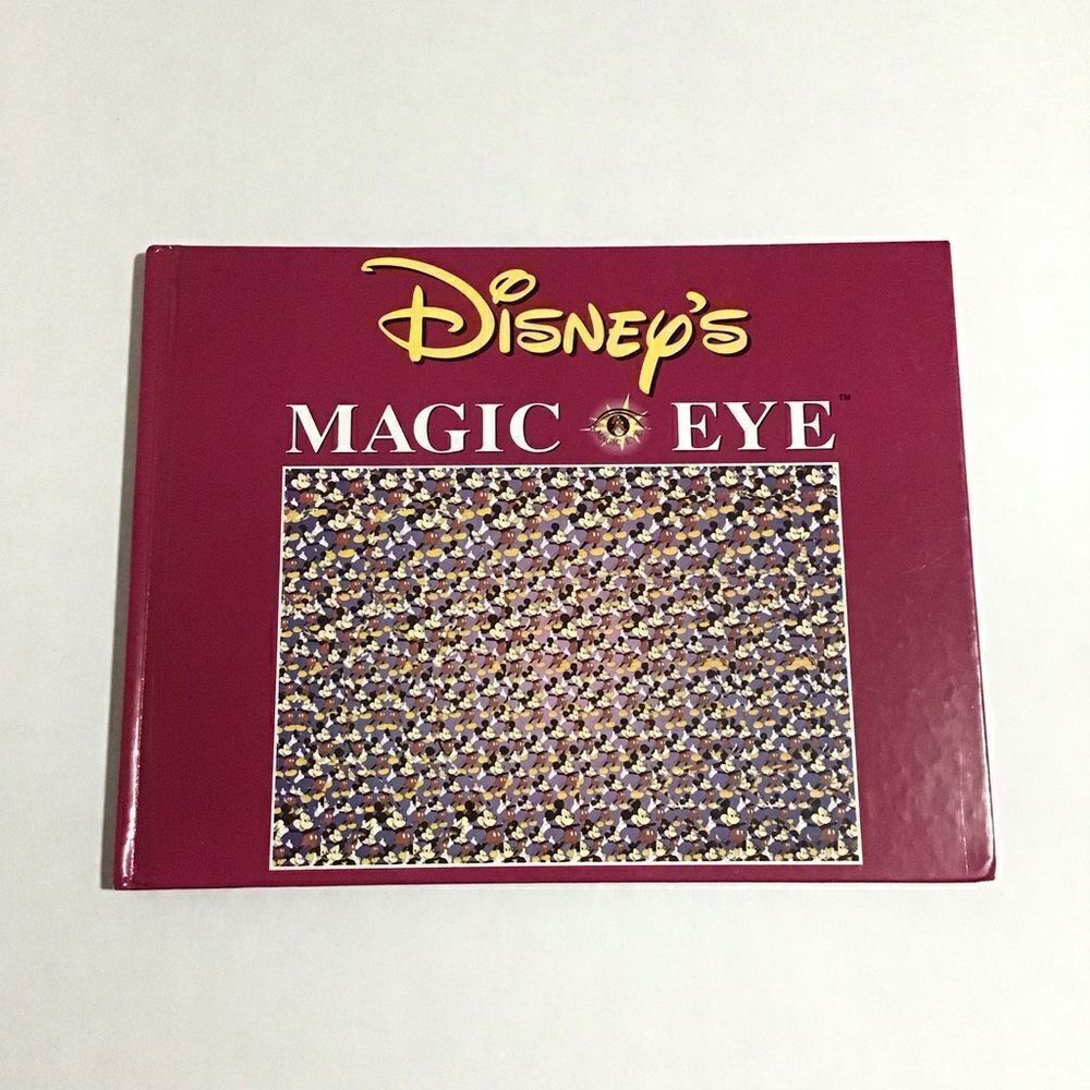 Disney’s Magic Eye Book 3D Optical Illusion Hardback‎